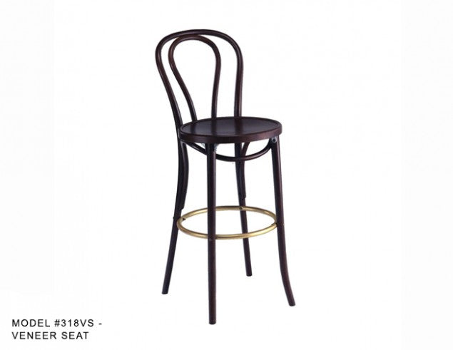 Hoop Back Bentwood Hair Pin Barstool, MD318