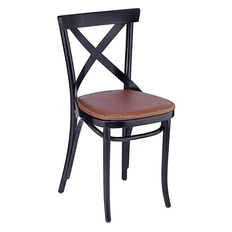 Bent Cross Back Bentwood Side Chair