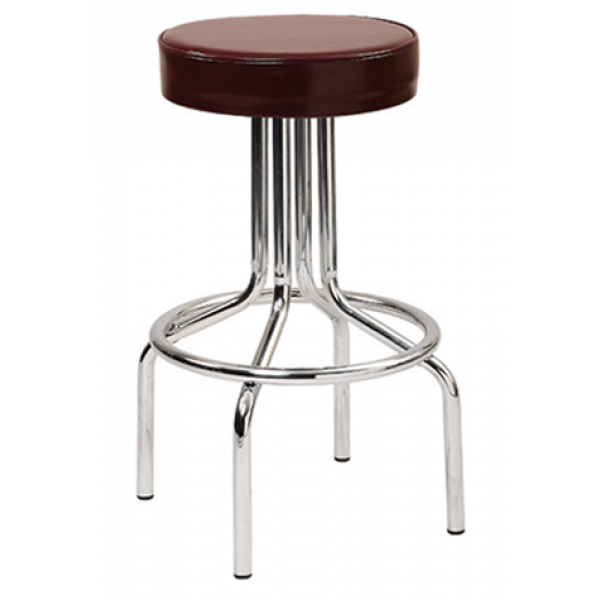 Classic Steel Swivel Stool w/ Footring