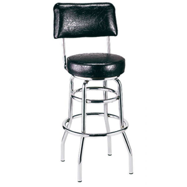 Swivel Steel Barstool w/ Double Footring, GA148