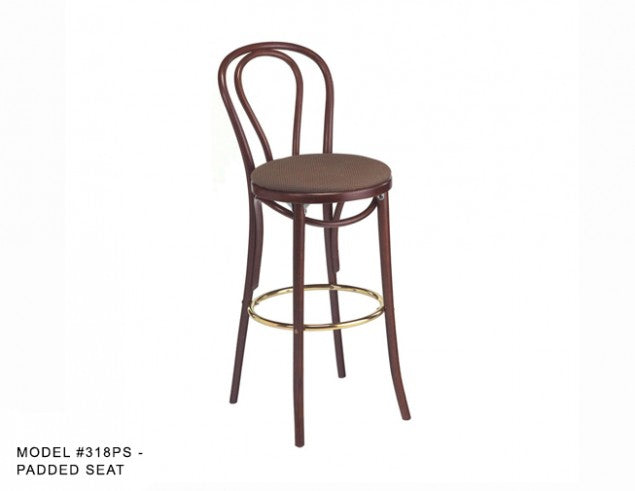 Hoop Back Bentwood Hair Pin Barstool, MD318