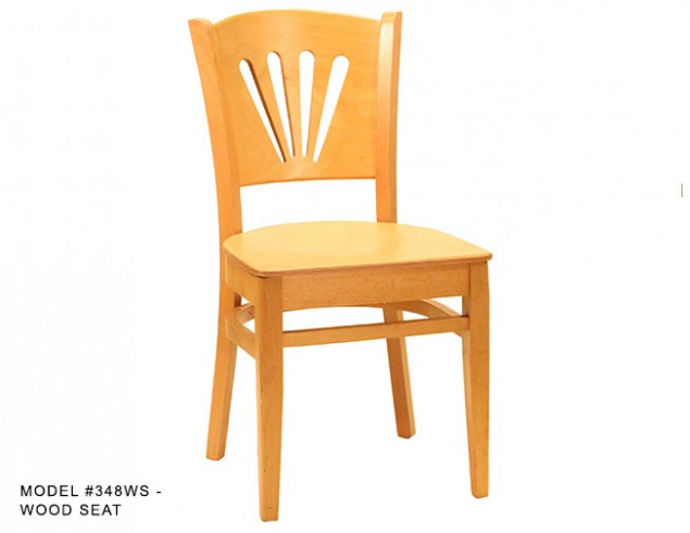 Heavy Duty Fan Back Side Chair, MD348