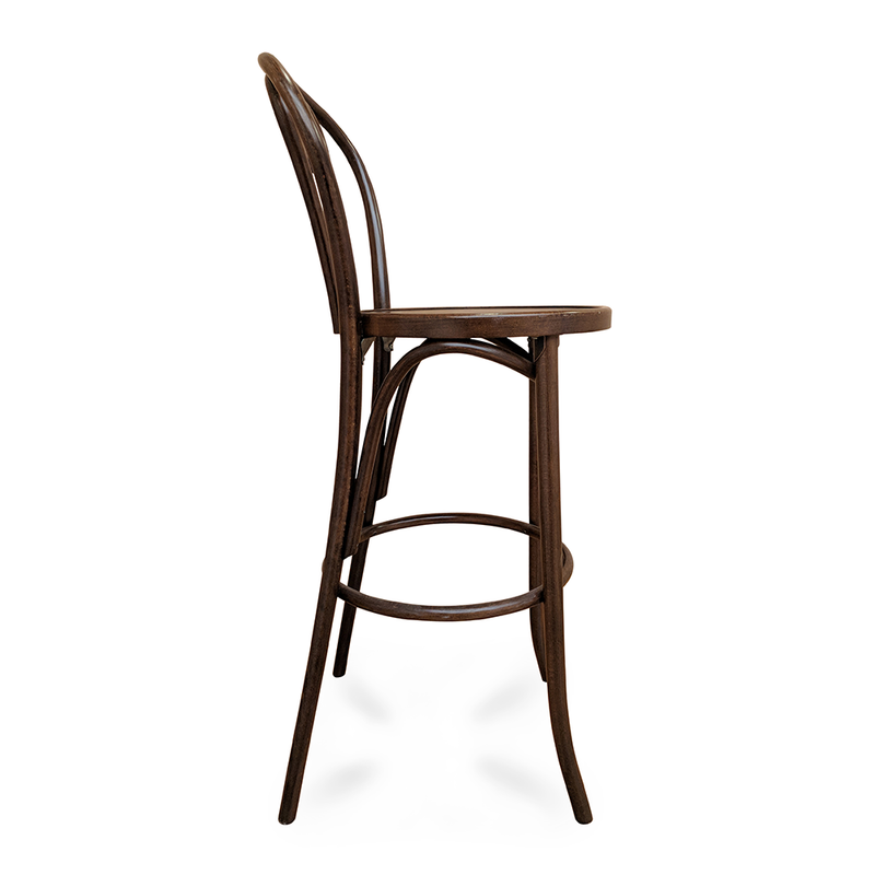 Curlicue Bentwood Barstool