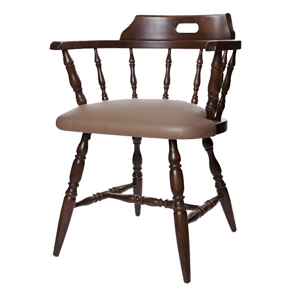Early Colonial Era Style Captains Chair OD208 - 3 Seat option