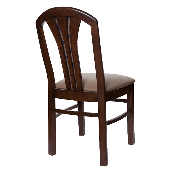 Classic Style Cabaret Side Chair With Upholstered Seat & Back OD222USB