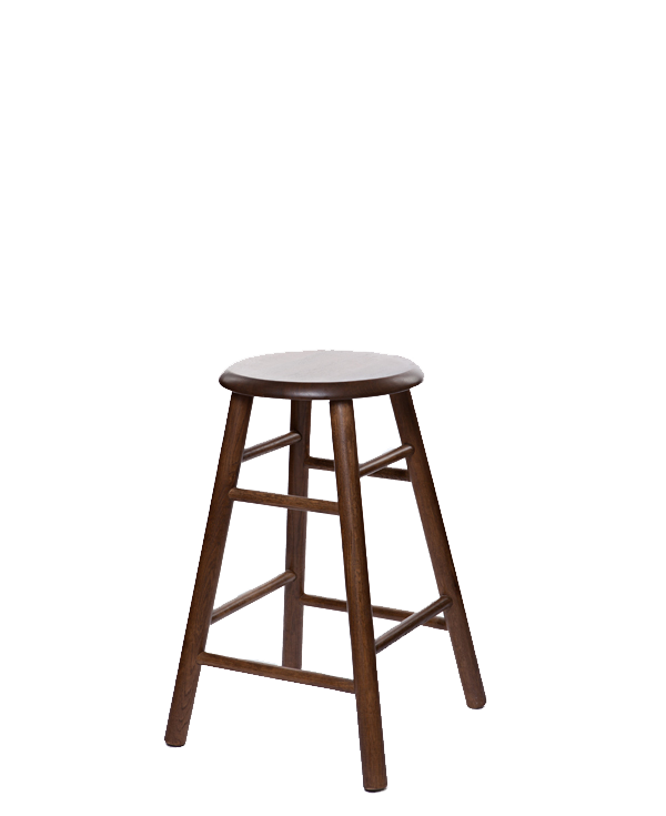 Modern Style Oak Tavern Barstool OD2704- 24" - 3 Styles