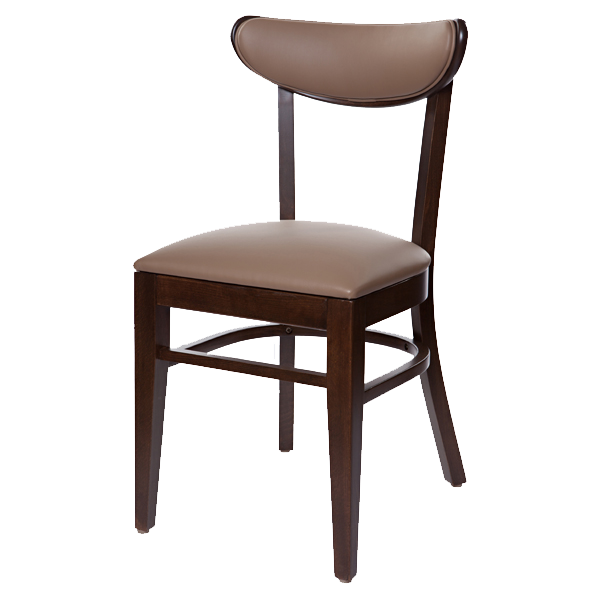 Modern Style Boomerang Chair With Upholstered Seat & Back OD272USB