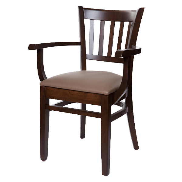 Classic Style Jazz Arm Chair With Upholstered Seat OD284US
