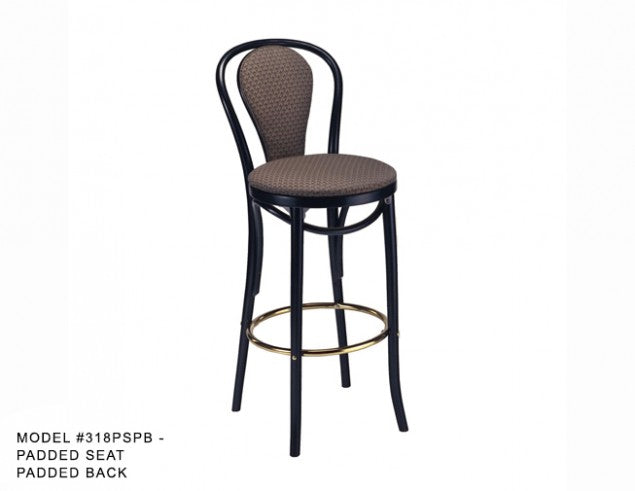 Hoop Back Bentwood Hair Pin Barstool, MD318