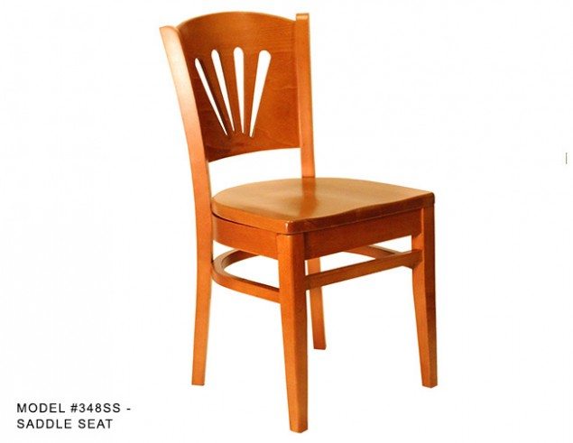 Heavy Duty Fan Back Side Chair, MD348