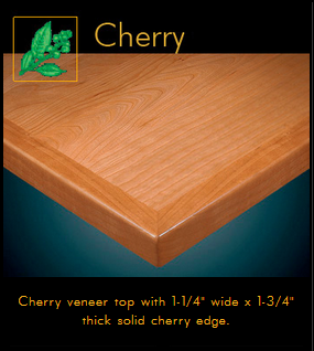 3450 Series Cherry Veneer Table Top