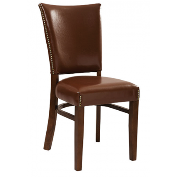 Klyne Beechwood Chair with Padded Back