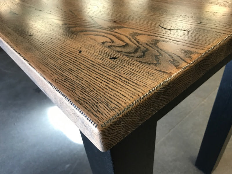 4 Leg Ash Table - Black Cerused 