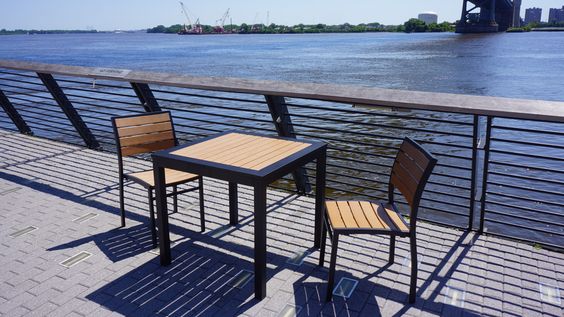 Largo Stacking Outdoor Side Chair, PH102CTK