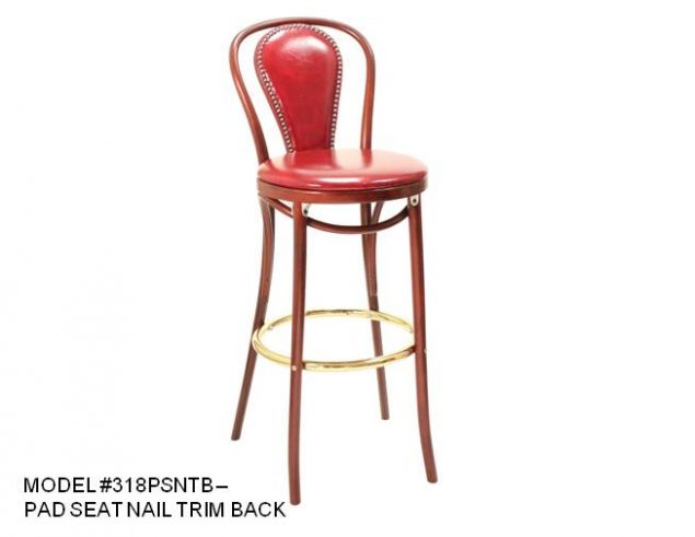 Hoop Back Bentwood Hair Pin Barstool, MD318