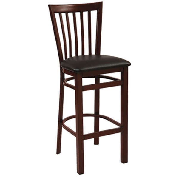 Wyndham Steel Barstool w/ Slat Back, GA635