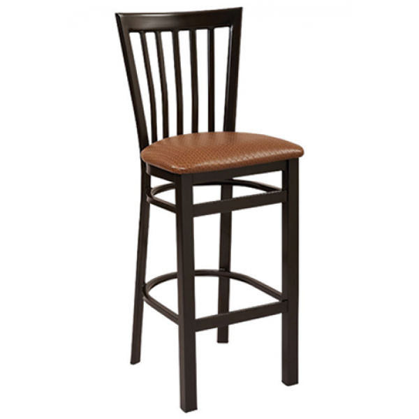 Wyndham Steel Barstool w/ Slat Back, GA635