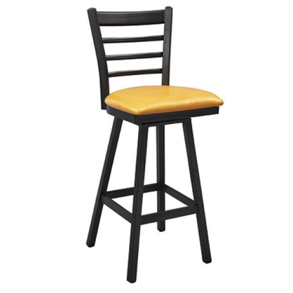 Dante Steel Swivel Barstool w/ Ladder Back, GA671