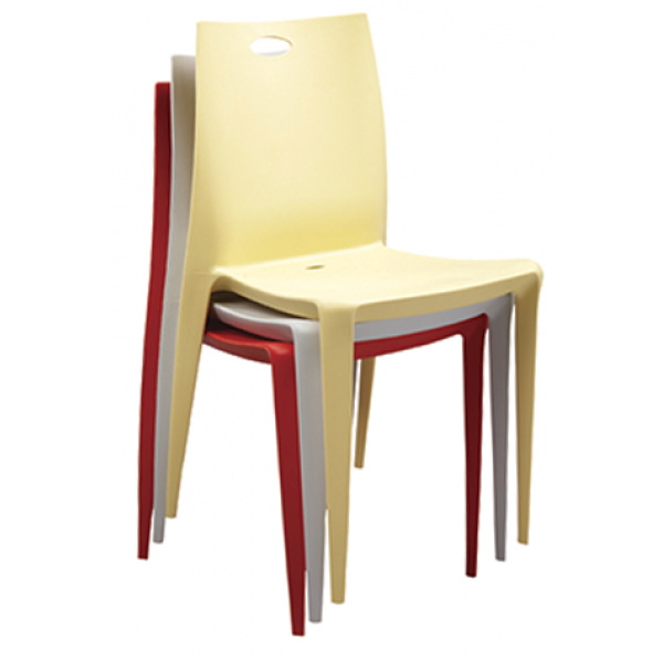 Oasis Stacking Side Chair w/ Resin Back, GA239