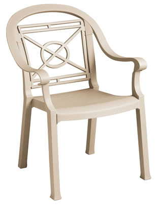 Victoria Classic Stacking Armchair Sand Mist
