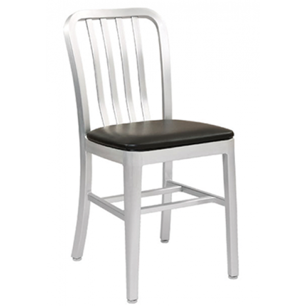 Classic Aluminum Side Chair w/ Slat Back, GA870
