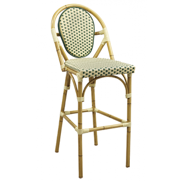 Marina Aluminum Barstool w/ Footrest, GA908