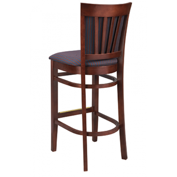 Venice Beechwood Barstool w/ Footrest, GA9112FP/PS