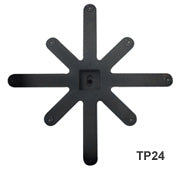 Round Cast Iron Durable Table Base with Powder Coated Finish