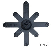 Round Cast Iron Durable Table Base with Powder Coated Finish