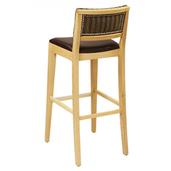 Madison Beechwood Barstool w/ Footrest