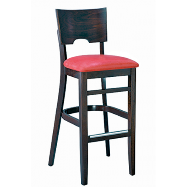 Festiva Beechwood Walnut Barstool w/ Footrest, GA9868BS