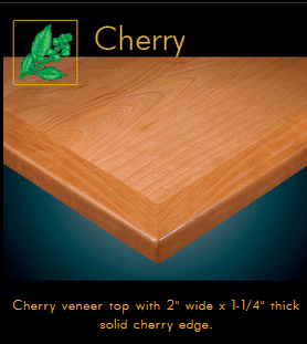 3252 Series Cherry Veneer Table Top