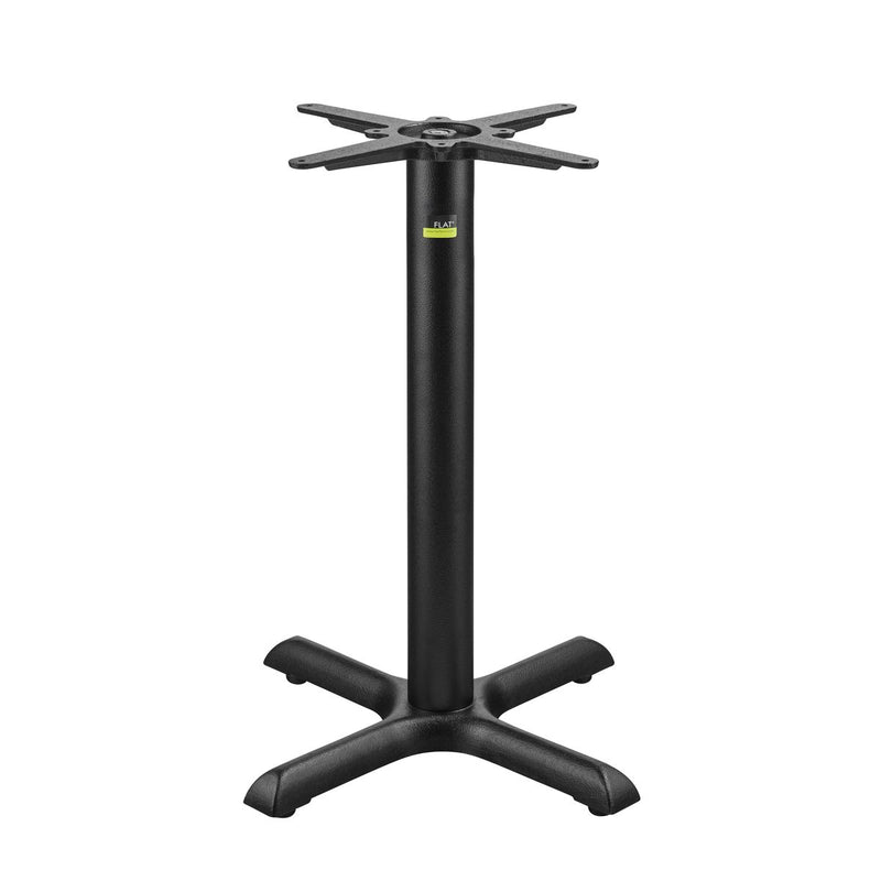 FLAT® Tech Cross Style (4-Prong) Auto Adust Cast Iron Table Base KX Series