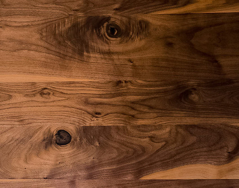 FSC® Certified American Walnut Plank Table Top