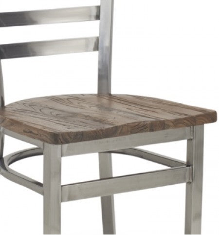 Wyndham Steel Barstool w/ Slat Back, GA635