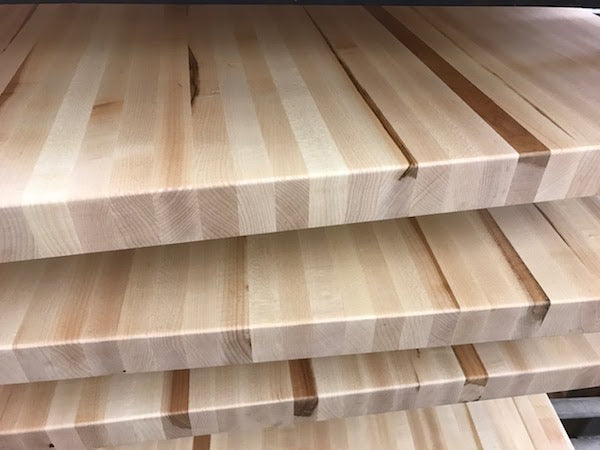 1060 Series Contemporary Maple Butcher Block Table Top