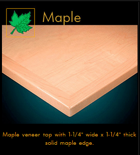 3220 Series Maple Veneer Table Top