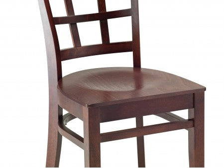 Venice Beechwood Chair with Upholstered Padded Back