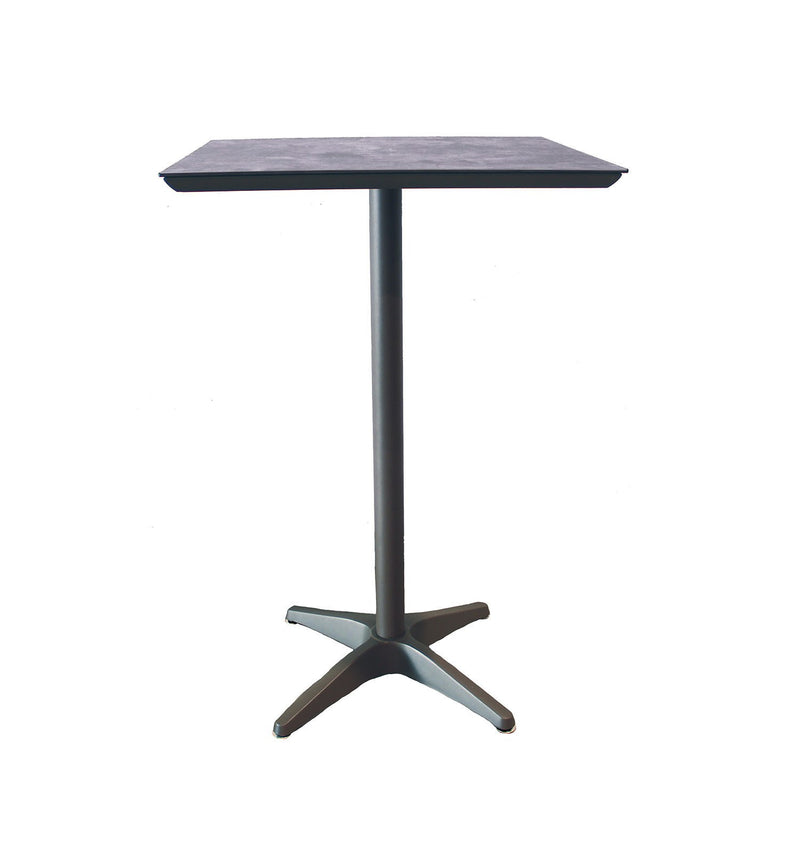 Sunset Bar Height  28" Square Aluminum Outdoor Table