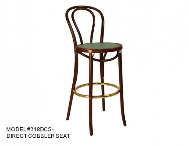 Hoop Back Bentwood Hair Pin Barstool, MD318