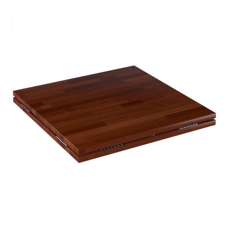 Maple wood w/ walnut finish drop leaf table top