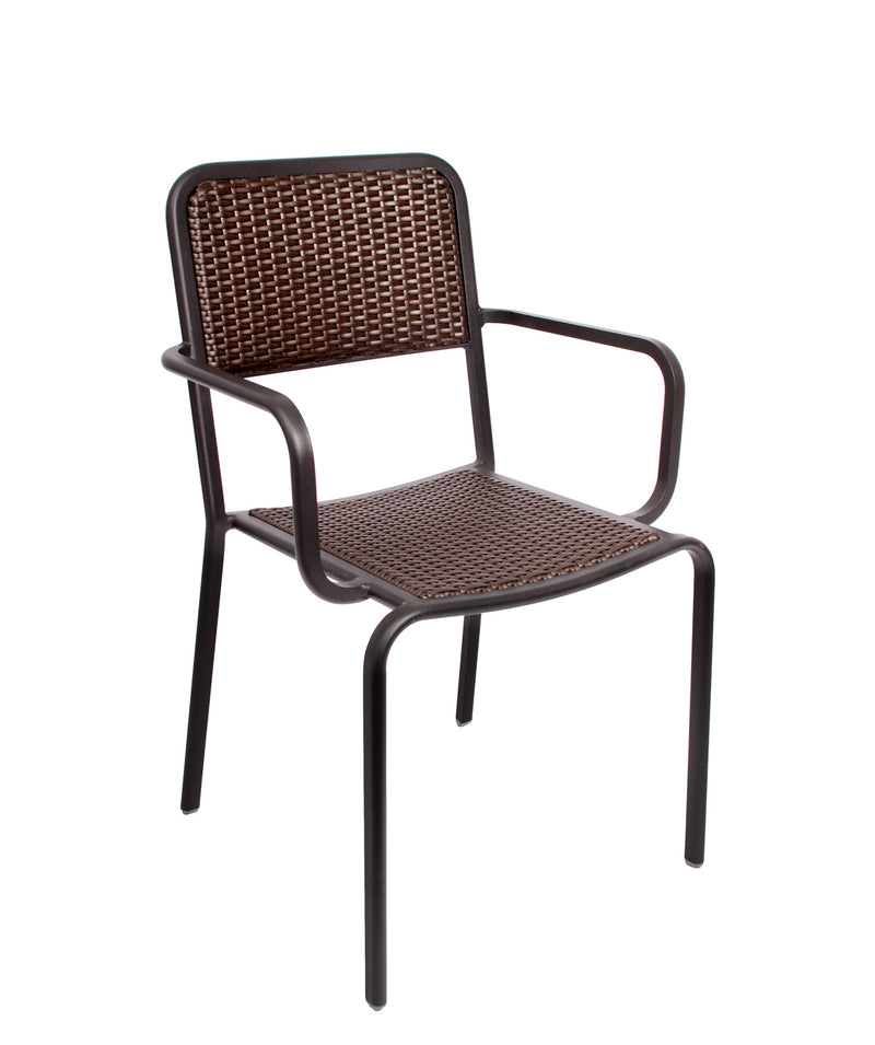 Rio Outdoor Stacking Aluminum Armchair, DV353