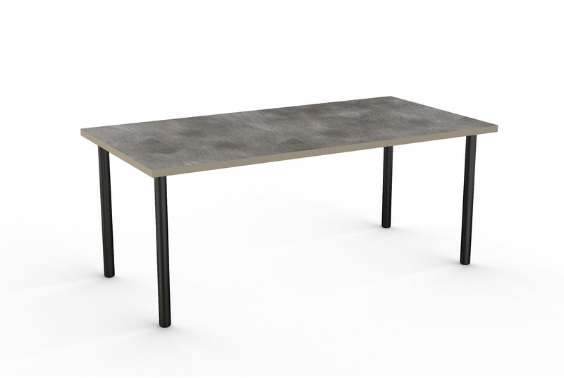 Ella Series Laminate Table with Metal Legs