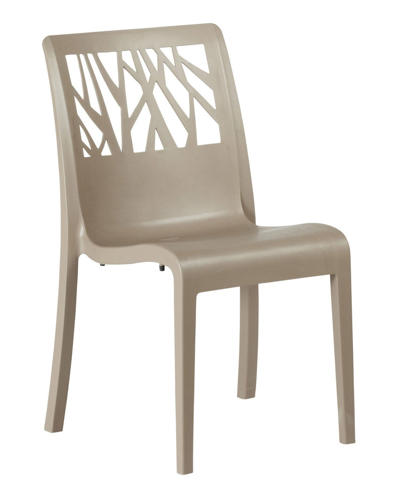 Vegetal Resin Stacking Sidechair