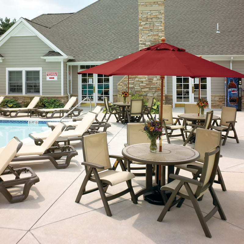 Belize Midback Folding Sling Chair