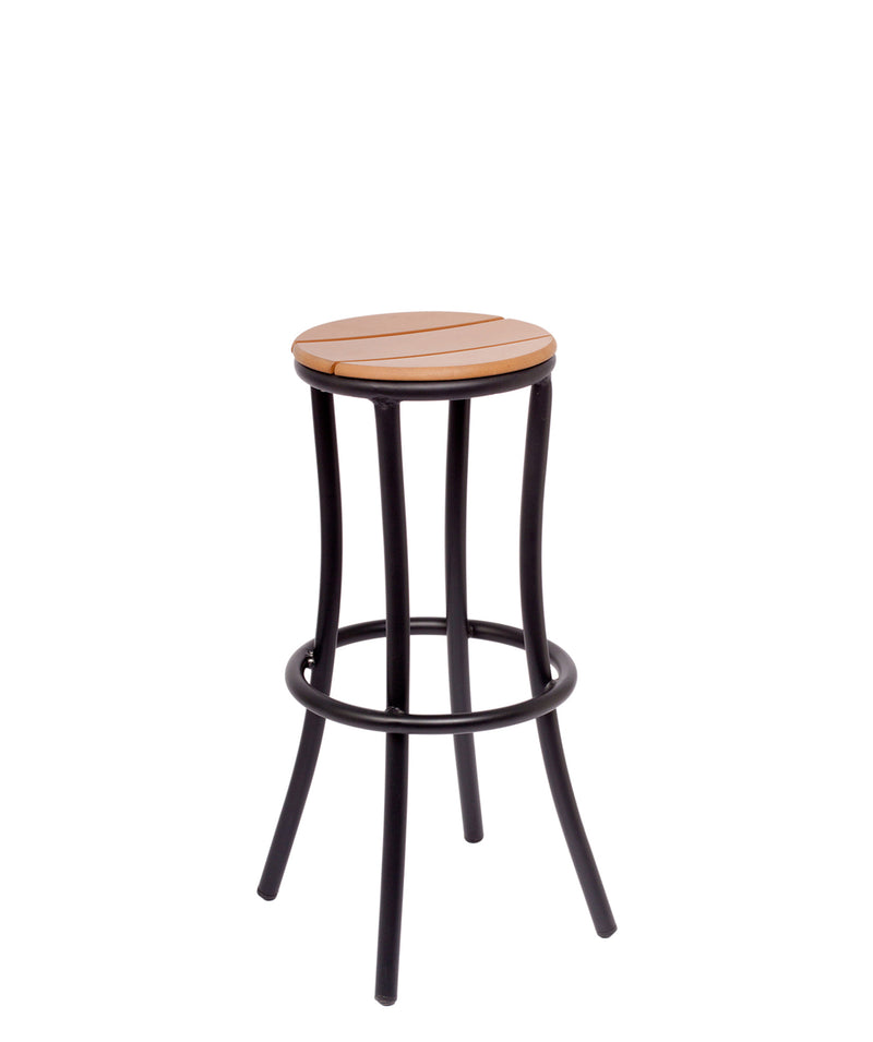 Norden Outdoor Backless Barstool, MS6074STK