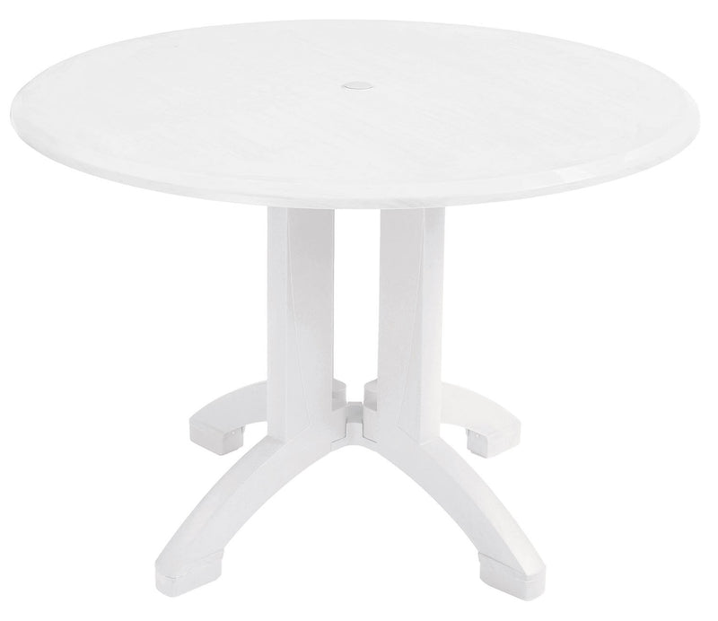 Atlanta 42" Outdoor Round Table w/ 4-Prong Pedestal Base