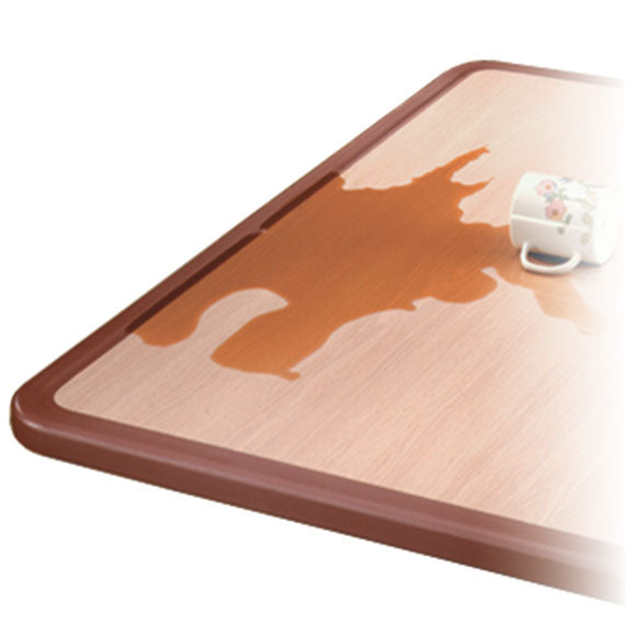 1000 Series Laminate Rectangle Table Tops with Raised Edge