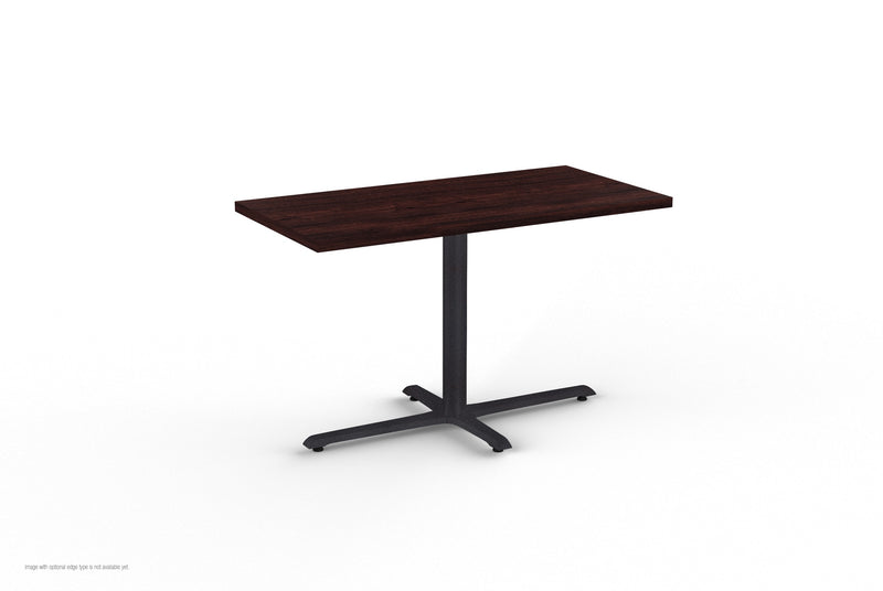 Quickship StarX Series Laminate Table with Cast Iron Base