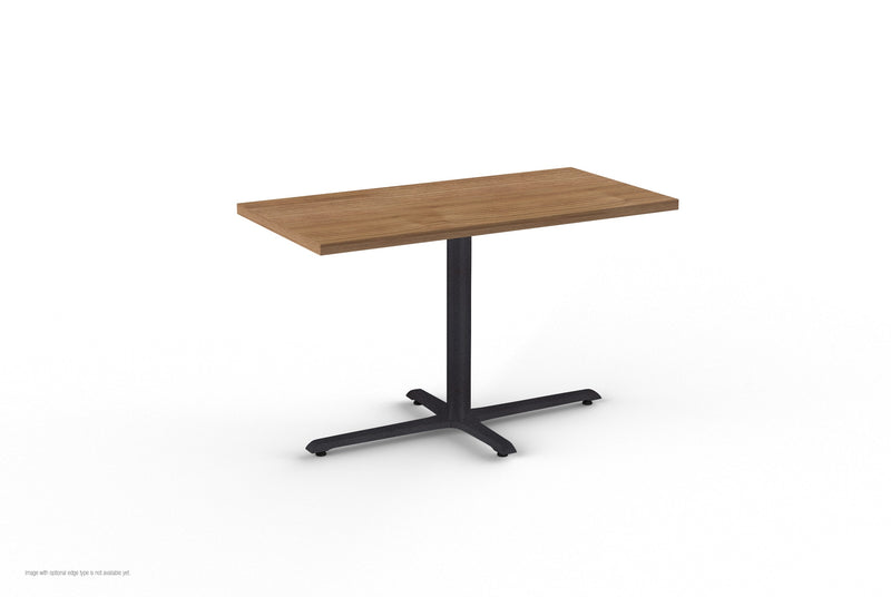 Quickship StarX Series Laminate Table with Cast Iron Base